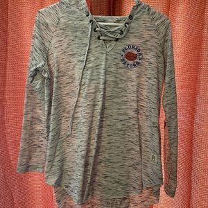 Pressbox Lightweight Gator shirt/hoodie. Medium